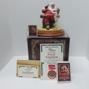 Coca-Cola Classic Santa Claus by Royal Orleans Figurine 1984